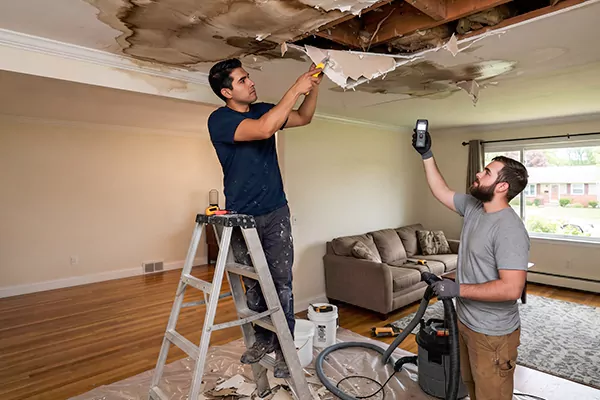 Ceiling Water Damage Restoration Moreno Valley