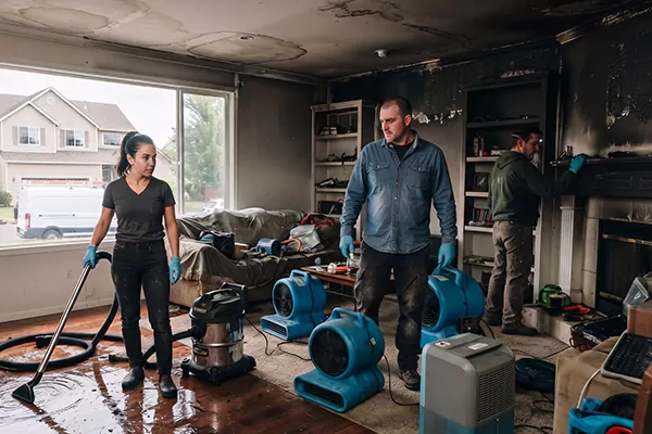 Smoke and Water Damage Restoration Moreno Valley