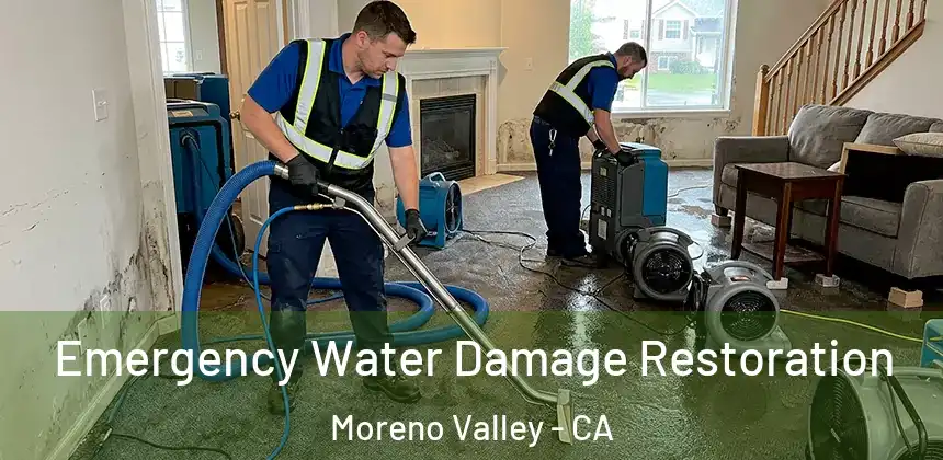  Emergency Water Damage Restoration Moreno Valley - CA
