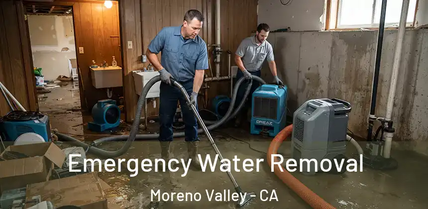 Emergency Water Removal Moreno Valley - CA