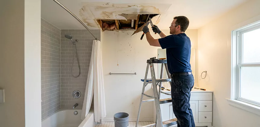 Bathroom Leak Ceiling Repair in Moreno Valley