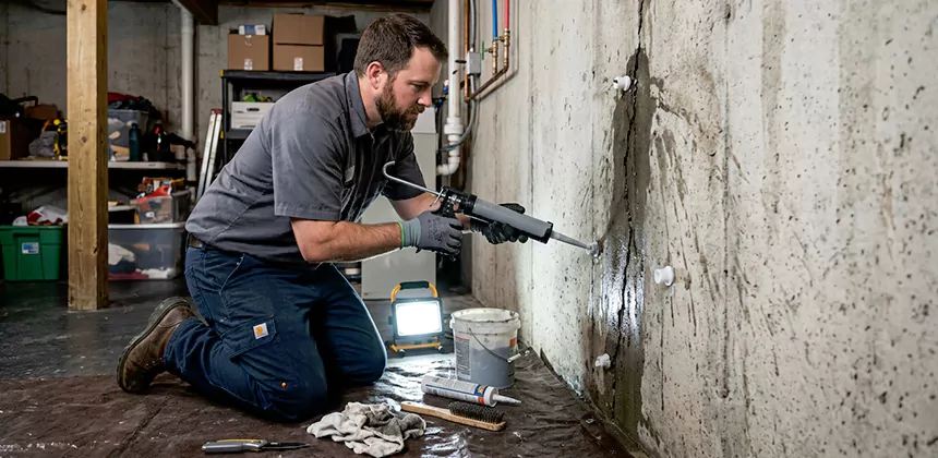 Basement Leak Repair From Inside in Moreno Valley