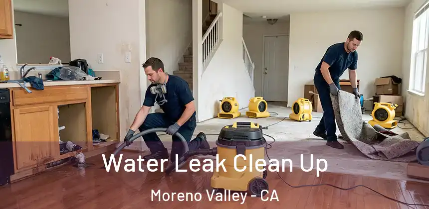 Water Leak Clean Up Moreno Valley - CA
